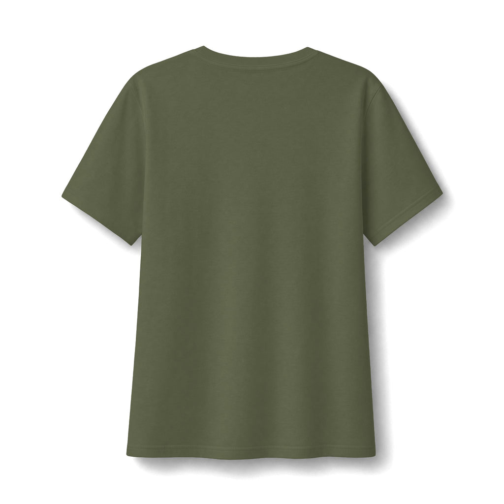 Brad Byrd Women’s V‑Neck Tee — Retro Desert Graphic Band Shirt